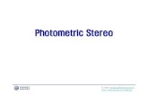 Photometric Stereo - Yonsei Universityweb.yonsei.ac.kr/hgjung/Lectures/AUE859/9. Photometr… ·  · 2014-12-29Woodham, R.J. 1980. Photometric method for determining surface orientation