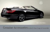 Genuine Accessories for the E-Class Coupe & Convertiblepa.motorwebs.com/mercedes/brochures/accessories/e-class-coupe... · Genuine Accessories for the E -Class Coupe & Convertible.