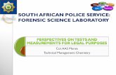 Ballistics SAU QMS Biology QDU Chemistry SOUTH …nla.org.za/webfiles/conferences/2014/TM2014 proceedings... · SOUTH AFRICAN POLICE SERVICE: FORENSIC SCIENCE LABORATORY . QMS Biology