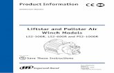 Winch Models Liftstar and Pullstar Air - Northern Tool and Pullstar Air Winch Models LS2-300R, LS2-600R and PS2-1000R (Dwg. ... PS2-1000R = Pullstar Winch (1000 kg/2200 lbs) - includes