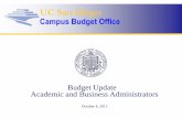 UC San Diego · PDF fileUC San Diego Budget Update ... –Funding for Higher Education is an investment in ... Department of Health & Human Services and National Science Foundation