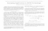 Emerging Applications in RFID Technology - isaet RFID frequencies and emerging technologies and Abstract —Radio Frequency Identification (RFID) is an emerging technology which has