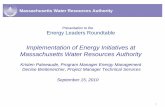 Presentation to the Energy Leaders Roundtable - … to the Energy Leaders Roundtable ... – Carroll Water Treatment Plant ... • Use Dew Point Temperatures to control air conditioning
