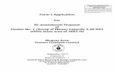 Form-I Application For EC amendment Proposal of Cluster · PDF fileMugma Area Eastern Coalfields Limited ... 1 Name of the project Cluster No. 1 (Group of Mines) ... Gopinathpur OC