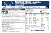 INDIANAPOLIS COLTS WEEKLY PRESS   COLTS WEEKLY PRESS RELEASE ... touchdown pass to wide receiver Fred Brown. ... Unofficial Depth Chart ...