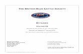 TTHEE UB BRIITTIISSHH BBLLUEE CCAA TTTLLEE … UBBRIITTIISSHH BBLLUEE CCAA TTTLLEE SSOOCCIIEETTYY . ... shall be undertaken by the British Blue Cattle Society, who will thereafter