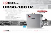 UB90-100 IV - Utica Boilers Brochure_0.pdfUB90-100 IV • High Efficiency Cast Aluminum Heat Exchanger • Fuel Smart Hydrostat Control: - Temperature Limit ... (British Thermal Units
