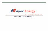 RIG TO REFINERY SERVICES COMPANY PROFILE - …apexenergy.me/.../uploads/Apex-Energy-Company-Profile5.pdfHard banding Services Drill Pipes and HW’s GMAW (automatic) with Castolin