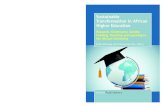 Sustainable Transformation in African Higher Education ... · PDF fileSustainable Transformation in African Higher Education ... Transformation in African Higher Education Research,