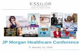 JP Morgan Healthcare Conference - Essilor Group · PDF fileAccelerating our Social Impact Through Scalable Initiatives 5 CHINA Last mile innovation thru’ partnerships with NGOs &