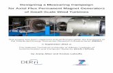 Designing a Measuring Campaign for Axial Flux Permanent ... · PDF filefor Axial Flux Permanent Magnet Generators of Small-Scale Wind Turbines ... (AFPM) generators, which follow the