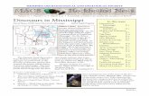 Dinosaurs in Mississippi In this issue - · PDF fileDinosaurs in Mississippi ... Memphis, TN 38111 (901) ... (901) 388-1765 bristerr@bellsouth.net Director (Membership Services)–Bob