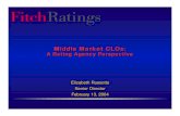 Middle Market CLOs A Rating Agency Perspective ??Middle Market CLOs: A Rating Agency Perspective Elizabeth Russotto ...  Testing the structure ... Fitch rates CLOs with