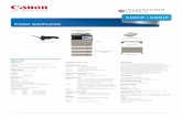 Product Specifications - Canon Globaldownloads.canon.com/nw/pdfs/copiers/iRADV_500iF_400iF_SpSht.pdf · 400iF: Up to 42/42 ppm Legal 500iF: ... SAP Direct Print Support Standard: