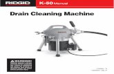 Drain Cleaning Machine - ridgid-mx … Jaw Assembly ... • When servicing a tool, use only identical replace- ... • Wear safety glasses and rubber soled, non-slip shoes.