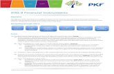 IFRS 9 Financial Instruments - PKF | Assurance, Audit, Tax ... · PDF fileIFRS 9 Financial Instruments ... that meets the definition of a financial guarantee contract, ... 4 because