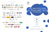 ITALIAN FESTIVAL IN THAILAND 2016 - Esteri Allevi Venue: Thailand Cultural Centre, Small Hall Time: 7.30PM Official Sponsor Through the Profiles of the best known Italian Architects