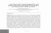T8 LIGHTING AND PERFORMANCE- AN ANALYSIS ON … AND... · not within the range of Malaysian Standard MS1525:2007. This research is to study the lighting performance of the architecture