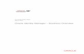 Oracle Identity Manager Business · PDF fileOracle Identity Manager – Business Overview . ... 2 Introduction ... Users and helpdesk administrators can track the progress of their