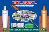 HI-REL Catalog 2015 - · PDF fileHI-REL Earthing Electrode is a systematic Pipe Earthing System designed in accordance to IS : 3043 (1987). The system consists of two electrodes- Primary