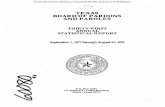 TEXAS BOARD OF PARDONS AND PAROLES - NCJRS · PDF fileI • ~ TEXAS BOARD OF PARDONS AND PAROLES THIRTY-FIRST ANNUAL STATISTICAL REPORT September 1, 1977 through August 31, 1978 P.O.