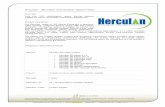 Herculan SR Indoor and Outdoor Sports Floors -  · PDF fileHerculan – SR Indoor and Outdoor Sports Floors ... slide and shock ... Product is not designed for dematerialisation