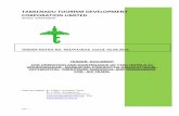 TAMILNADU TOURISM DEVELOPMENT CORPORATION · PDF fileTamilnadu Tourism Development Corporation ... by sending a requisition letter addressed to Assistant ... Experience Certificate