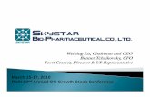 Weibing Lu, Chairman and CEO Bennet Tchaikovsky, CFO …edg1.vcall.com/irwebsites/skystar/skbi_roth_3-11-10 - Present... · Weibing Lu, Chairman and CEO Bennet Tchaikovsky, CFO Scott