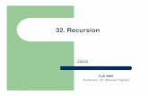 32. Recursion - Iran University of Science and Technologywebpages.iust.ac.ir/yaghini/Courses/Java_881/32_Recursion.pdf · (Chapter 19) H. M. Deitel and P. J ... Sixth Edition, Prentice
