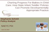 Charting Progress For Babies in Child Care: How State ... · PDF Charting Progress For Babies in Child Care: How State Infant-Toddler Policies Can Promote Developmentally Appropriate