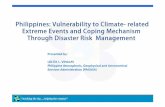 Philippines: Vulnerability to Climate----related … III/6...Philippines: Vulnerability to Climate----related related Extreme Events and Coping Mechanism Through Disaster Risk Management