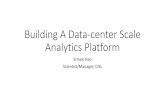 Building A Data-center Scale Analytics Platform · PDF fileCarry out innovative research ... [So’13]: Authored by ISL (hris Douglas, arlo urino), Yahoo!, HW, Inmobi • Won est Paper