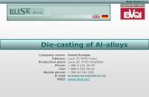 Die-casting of Al-alloys - Microsoftprokcssmedia.blob.core.windows.net/sys-master-images/hac/he1/... · Die-casting of Al-alloys ... •Is one of the biggest Slovenian Al-foundries