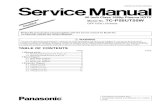GPF15DU Chassis - Support | Panasonic Chassis TABLE OF CONTENTS PAGE PAGE 1 Different points-----2 1.1. Mechanical Replacement Parts List ----- 2 1.2. Electrical Replacement Parts