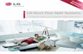 LG Duct-Free Split Systems · PDF fileHOW LG DUCT-FREE SPLIT SYSTEMS WORK LG Duct-Free Split air-conditioning and heating systems consist of three basic components: An inverter-driven