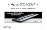 microSTATION Editor/Plug-In Editor user's guidei.korg.com/uploads/Support/microSTATION_Editor_OM_E2... · 2 Installation Installation in Windows To install the microSTATION Editor