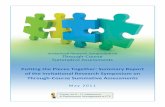 Putting the Pieces Together: Summary Report of the · PDF filePutting the Pieces Together: Summary Report of the Invitational Research Symposium on Through-Course Summative Assessments
