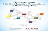 Middle Education Text - New Hampshire and Labor Market Information Bureau, New Hampshire Employment Security August 2017 Perspectives on Middle Education Occupations in New Hampshire