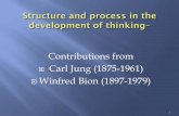 Contributions from Carl Jung (1875-1961) Winfred Bion ... · PDF fileBasic principles of analytical psychology Bion asked several questions of Jung in the first and second lectures.