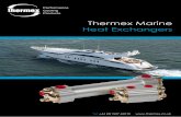 Thermex Marine Heat · PDF fileThermex marine heat exchangers are however operating in a more demanding environment and are therefore manufactured from higher specification materials