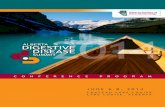CHATEAU LAKE LOUISE - etouches · PDF filejune 6-8, 2014 chateau lake louise lake louise, alberta conference program