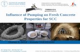 Influence of Pumping on Fresh Concrete Properties for SCC - American Concrete · PDF file · 2017-08-05Institut für Keramik, Glas- und Baustofftechnik I Professur Baustofftechnik