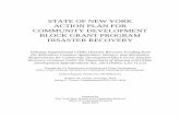 STATE OF NEW YORK ACTION PLAN FOR … OF NEW YORK ACTION PLAN FOR COMMUNITY DEVELOPMENT BLOCK GRANT PROGRAM DISASTER RECOVERY Utilizing Supplemental CDBG Disaster Recovery Funding
