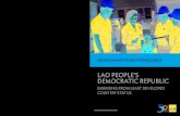 LAO PEOPLE’S DEMOCRATIC REPUBLIC - Asian · PDF fileIts main instruments for helping ... ADB recognizes “Laos” as the Lao People’s Democratic Republic. ... in the Lao People’s