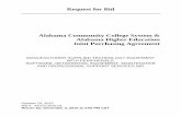 Alabama Community College System & Alabama Higher ... · PDF fileAlabama Higher Education . Joint Purchasing Agreement . ... 3.9 No Obligation ... Example Required Usage Report