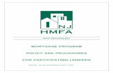 MORTGAGE PROGRAM POLICY AND PROCEDURES FOR PARTICIPATING ... · PDF fileMORTGAGE PROGRAM POLICY AND PROCEDURES ... Mortgage Program Policy and Procedures for Participating Lenders
