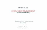 17.181/17.182 SUSTAINABLEDEVELOPMENT Theory   Essential disciplinary approaches ... If all conditions hold, then the system is (or ... - Local impacts of Globalization