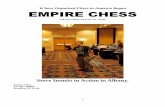 W here Organized Chess in America Began EMPIRE …nysca.net/pdf/15fall.pdfW here Organized Chess in America Began EMPIRE CHESS Fall 2015 Volume XXXVIII, No. 3 $5.00 Steve Immitt in
