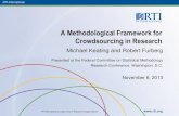 A Methodological Framework for Crowdsourcing in · PDF fileA Methodological Framework for Crowdsourcing in Research ... MIT Sloan Working Paper no. 4425–03, ... A Methodological