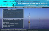 WIND FARM DEVELOPMENT: EUROPEAN OFFSHORE 2015 … Offshore 2015-agenda.pdf · ... Wind Farm Development: European Offshore 2015 attracts ... Associates * anadian High ommission *